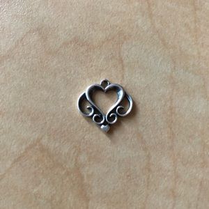 "Ornate Open Heart" Charm -- James Avery